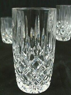 10 Gorham Crystal Lady Anne 8 Highball & 2 Double Old Fashioned Glasses