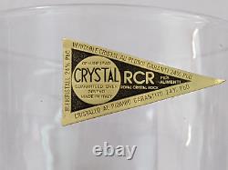 10 Pieces RCR Royal Crown Rock Gala Double Old Fashioned Glass Crystal Italy