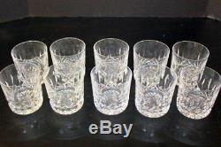 10 Waterford Crystal Lismore Double Old Fashioned Whiskey Rocks Glasses 9oz