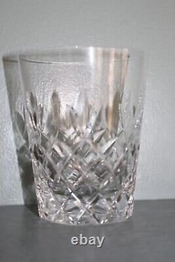 10 vintage Lenox Cut Crystal CAPELLA Galaxy Barware Double Old-Fashioned Glasses