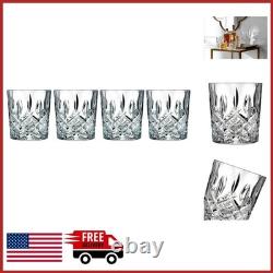 11 oz Double Old Fashioned Glasses Set of 4 Clear for Cocktails and Drinks