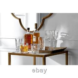 11 oz Double Old Fashioned Glasses Set of 4 Clear for Cocktails and Drinks