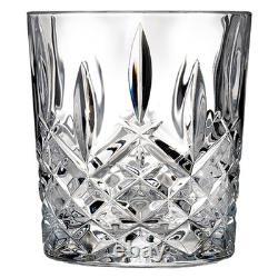11 oz Double Old Fashioned Glasses Set of 4 Clear for Cocktails and Drinks
