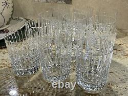 12 Baccarat Crystal Harmonie Double Old Fashioned Glasses 4 1/8 Double Signed