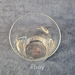 12 Classic Clear by Vietri Puccinelli Double Old Fashioned Glasses Poland s-1B