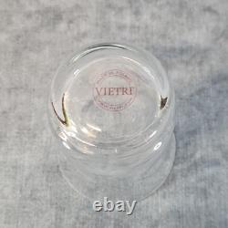 12 Classic Clear by Vietri Puccinelli Double Old Fashioned Glasses Poland u-12G