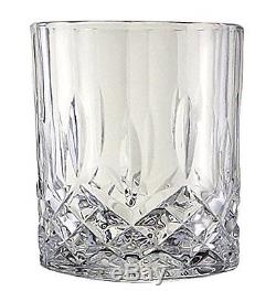 12 Oz Drinking Glasses Lead-Free Crystal Double Old Fashioned Highball Glass 6Pc