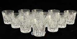 12 Saint (St) Louis France Glass Florence Pineapple Double Old Fashioned Goblets