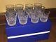 12 St Louis Crystal Tommy pattern Double Old Fashioned Glasses In Box