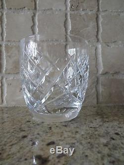 12 Waterford Crystal Boyne Double Old Fashioned Glasses 4 EUC