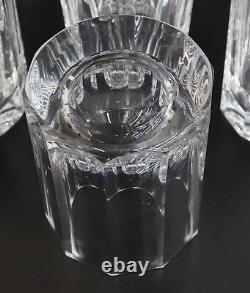 14 Baccarat France Crystal Glass Double Old Fashioned Goblets in Monaco, Signed