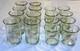 (16) Pottery Barn Casa Green Recycled Glasses Double Old Fashioned Tumblers