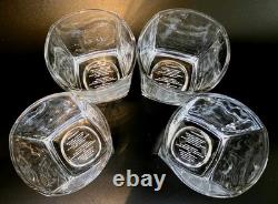 (192) Harry Potter Set Of 4 Whiskey Double Old Fashioned Glasses MINT