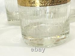 1960s Culver Glass Tyrol Double Old Fashioned Rocks Glasses, Ice Bucket & Rack