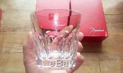 1 Baccarat Harcourt double old fashioned 16 oz crystal glass mint in box