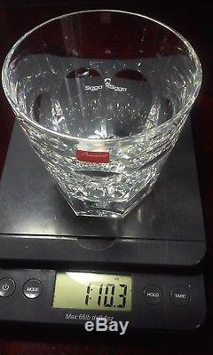 1 Baccarat Harcourt double old fashioned 16 oz crystal glass mint in box