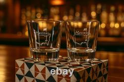 2025 Masters Augusta National Double Old Fashioned Glasses Set of 2. NEW IN BOX