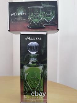 2025 Masters Berckman's Place Decanter with Double Old Fashioned Glasses Limited