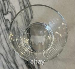 2025 Masters ITALIAN CRYSTAL Double Old Fashioned Glasses Set Of 2 12.5 oz FLAG