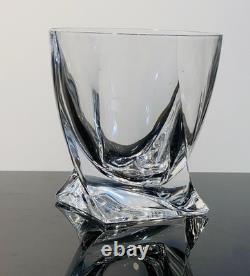 2Marked Mikasa Motion Double Old Fashioned Crystal Whiskey Glasses Discontinued