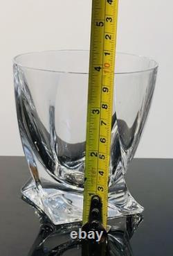 2Marked Mikasa Motion Double Old Fashioned Crystal Whiskey Glasses Discontinued