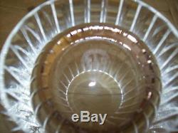2 Baccarat Crystal Harmonie Double Old Fashioned Tumbler Glasses 4 1/8