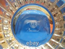 2 Baccarat Crystal Harmonie Pattern Double Old Fashioned Whisky Glasses 4 1/8