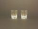 2 Baccarat Crystal Rotary Double Old Fashioned Glasses