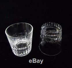 2 Baccarat Double Old Fashioned Glasses Excellent Condition