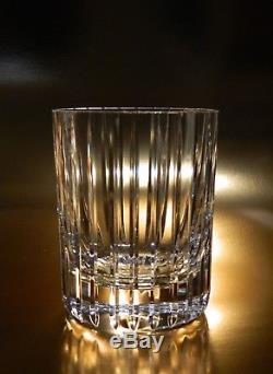 2 Baccarat HARMONIE Crystal Double Old-Fashioned Whiskey Tumblers 4.125 Tall