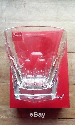2 Baccarat Harcourt double old fashioned 16 oz crystal glasses mint in box