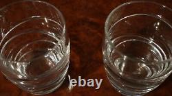 2 Jasper Conran Aura Double Old Fashioned Tumblers by Stuart Crystal 10.5cm