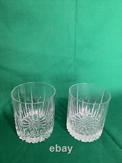 2 Mikasa Arctic Lights Modern Double Old Fashioned Glasses AK