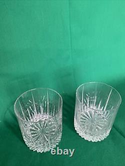 2 Mikasa Arctic Lights Modern Double Old Fashioned Glasses AK