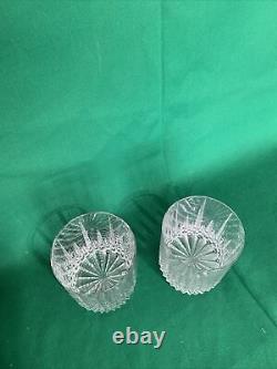 2 Mikasa Arctic Lights Modern Double Old Fashioned Glasses AK