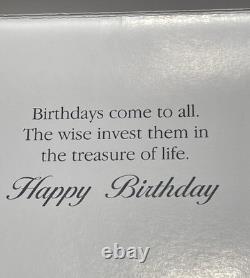 2 New Waterford Crystal Happy Birthday Double Old Fashioned Tumbler Glasses