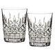 2 PCS Double Old Fashioned Glass 12 Oz Crystal Clear Whiskey