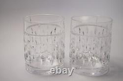 2/Pair Ralph Lauren Aston Double Old Fashioned Rocks Crystal Whiskey Glass RLL