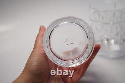 2/Pair Ralph Lauren Aston Double Old Fashioned Rocks Crystal Whiskey Glass RLL