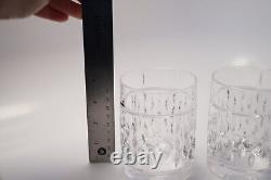 2/Pair Ralph Lauren Aston Double Old Fashioned Rocks Crystal Whiskey Glass RLL