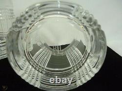 2 Ralph Lauren Crystal Glen Plaid Double Old Fashioned Glasses-yellowstone-euc