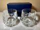 2 Ralph Lauren Monroe Double Old Fashioned Czech Cut Crystal Whiskey Glasses