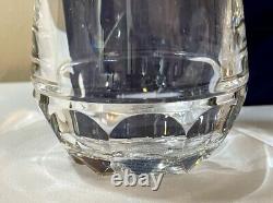 2 Ralph Lauren Monroe Double Old Fashioned Czech Cut Crystal Whiskey Glasses