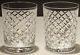 2 Rare Waterford Comeragh Double Old Fashioned Tumbler Glasses 4 3/8
