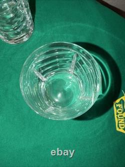 2 TIFFANY & CO. Crystal SWAG Double Old Fashioned Glasses- Used