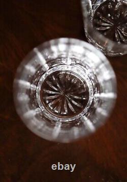 2 Vintage WATERFORD Crystal KYLEMORE Double Old Fashioned Glasses 4 3/8