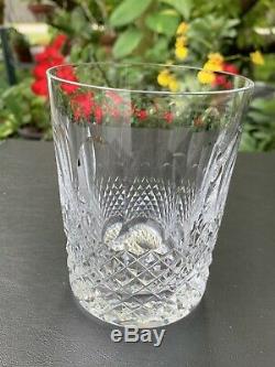 2 Vintage Waterford Crystal Colleen Double Old Fashioned Tumbler Glasses 4 3/8