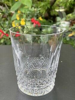 2 Vintage Waterford Crystal Colleen Double Old Fashioned Tumbler Glasses 4 3/8