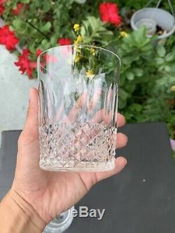 2 Vintage Waterford Crystal Colleen Double Old Fashioned Tumbler Glasses 4 3/8