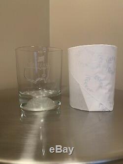 2 Vtg Mint Box Augusta National Masters Golf Double Old Fashioned Bar Glasses